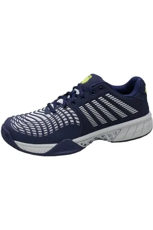 K-Swiss Performance Herren Express Light 3 Tennis Shoe, Peacoat/Gray Violet/Lime Green, 40 EU