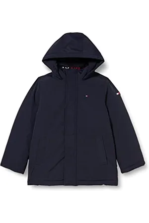Tommy Hilfiger Jungen Essential Parka Gepolsterte Mäntel, Desert Sky, 9 Monate