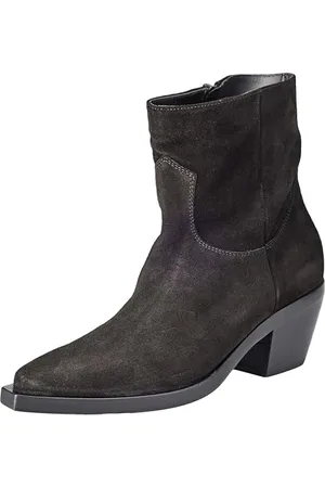 Pinko Damen Mozart Texano Suede Westernstiefel, , 35 EU