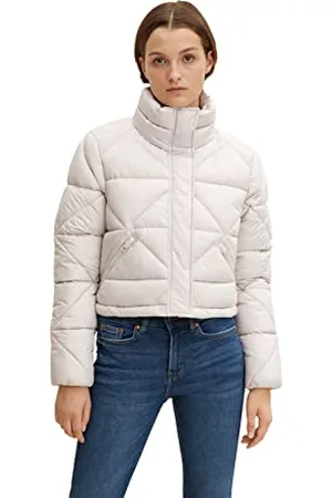TOM TAILOR Damen Cropped Puffer Jacke 1032684, , L