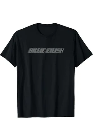 Billie Eilish Offizielles graues Billie-Logo T-Shirt