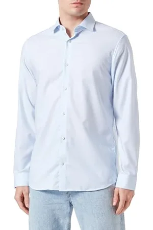 JACK & JONES Herren Jprblaparker Comfort Shirt L/S Langarmhemd 12249387, ,L