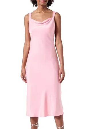 Comma, Midi Kleid aus Satin