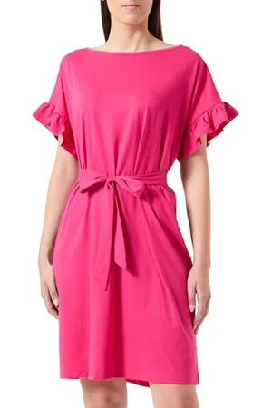 VILA VISUMMERA Boat Neck S/S Dress/R