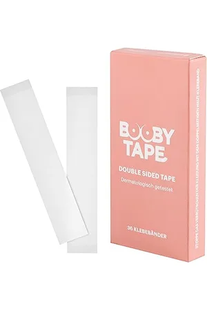 Booby Tape – doppelseitiges Klebeband für Kleidung & Körper – transparentes Fashion Tape mit optimaler Haftkraft – Body Tape für Kleider (36 Klebestreifen)