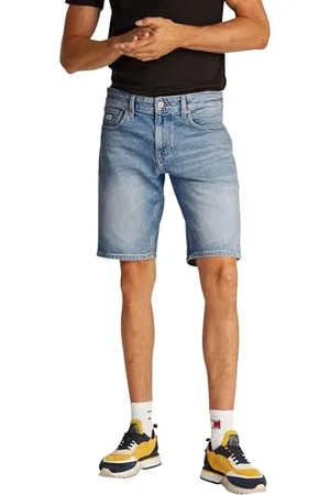 Tommy Hilfiger Herren Jeans Shorts Scanton Slim Fit, Blau (Denim Light), 34W