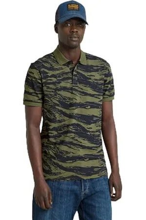 G-Star RAW Herren Dunda Slim Allover Poloshirt, , L