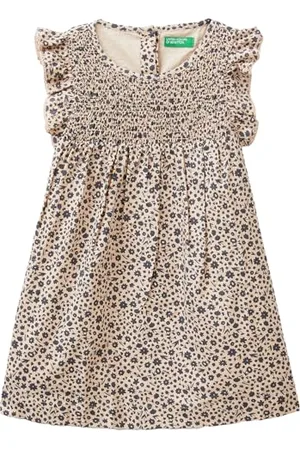 Benetton Mädchen und Mädchen 4hmhgv01o Kleid, , 110 cm