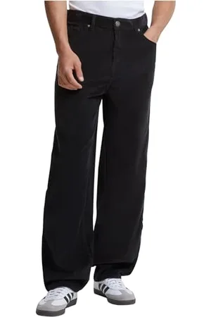 Urban classics Herren Hose 90´s Corduroy Pants, lässige Hose für Männer, Loose Fit, Größen 28-44