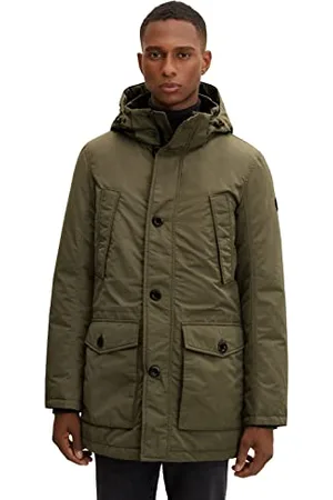 TOM TAILOR Herren Parka mit Kapuze 1034563, , L