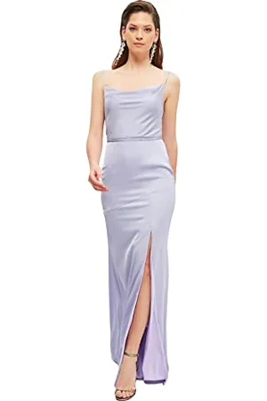 Trendyol Damen Women Regular fit Woven Evening Dress Maxi Shift Normal geschnittenes, gewebtes Abendkleid, , 60