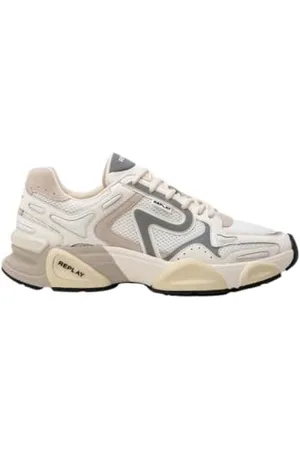 Replay Herren Sneaker mit Schnürung, Weiß (Off Wht 041), 45
