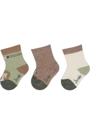 Sterntaler Baby -Socken 3er Pack Löwe für Jungen - Babysocken mit Motiven - Socken für Babys im Set leicht, flexibel und strapazierfähig - , 14