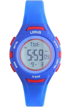 Lorus Jungen Digital Quarz Uhr mit Silikon Armband R2389PX9