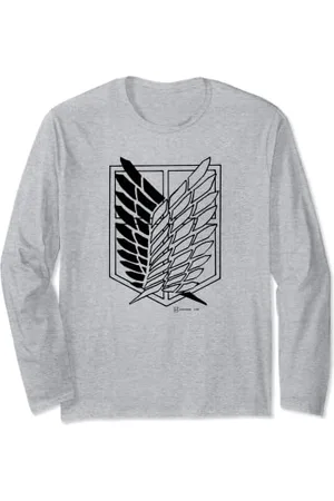 Attack on Titan Scout Regiment Survey Corps Logo Langarmshirt