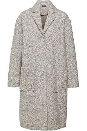 ESPRIT Collection Damen 082eo1g373 Jacke, Gun Metal, XL EU