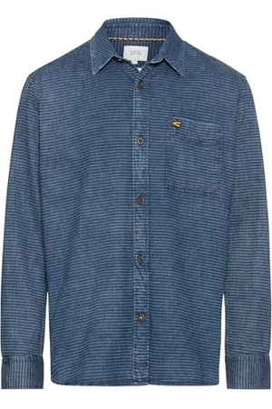 Camel Active Herren Langarm Hemd im Overshirt-Look Menswear-L
