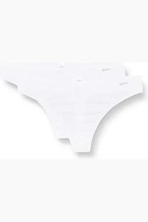 Skiny Damen Advantage Micro 2er Pack String, (White 0500), (Herstellergröße: 36)