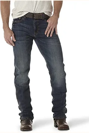 Wrangler Herren Jeans Retro Slim Fit Straight Leg - Blau - 29W / 32L