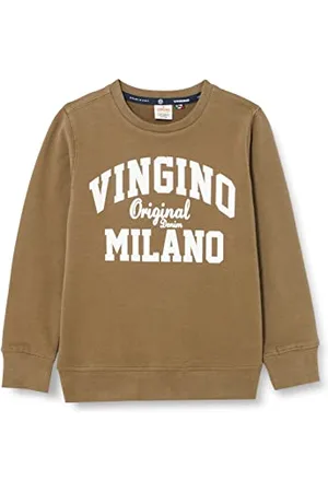 Vingino Boys Sweater Crewneck-Classic-Logo in Color Size 16