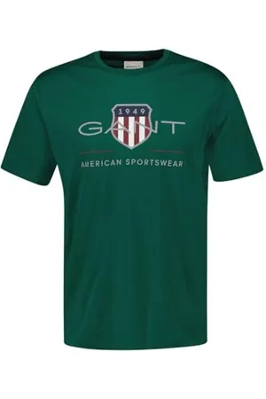 GANT Herren REG Archive Shield SS T-Shirt, , Small