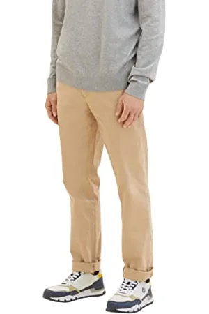 TOM TAILOR Herren 1037545 Regular Fit Chino Hose, 10942-Beach Sand, 32/34
