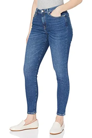 SELECTED Damen SLFSOPHIA MW Skinny U NOOS Jeans, , 32/32