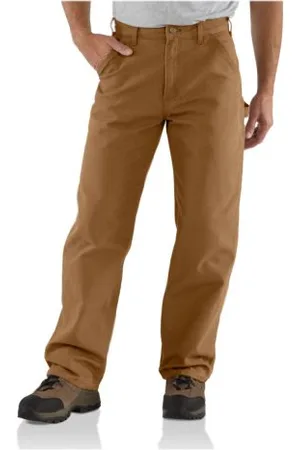 Carhartt Latzhose für Herren, verwaschene Ente - Braun - 30W / 30L