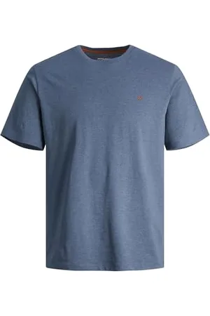 JACK & JONES Male T-Shirt Einfarbig Rundhals T-Shirt