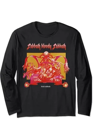 Black Sabbath Damen Unisex-Erwachsene Langarmshirt Sabbath Bloody Sabbath Band Shirt