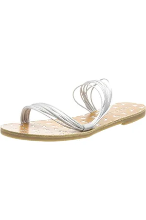 Patrizia Pepe Damen PPJ75.30 Sandale, Silver, 39 EU