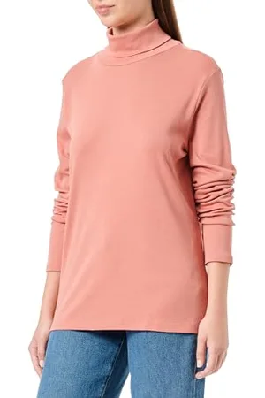 QS by s.Oliver Damen Langarmshirt mit Rollkragen , 42