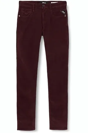 Replay Herren Jeans Anbass Slim-Fit, (Rot), 34W / 36L