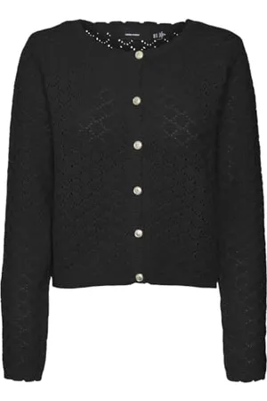 VERO MODA VMJACKIE LS O-Neck Cardigan Boo