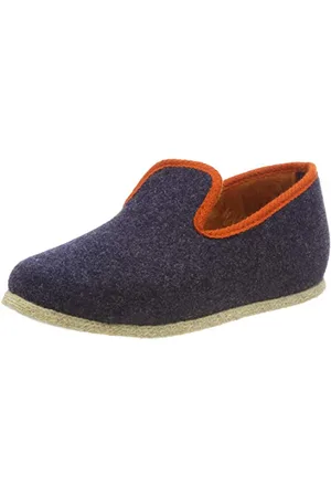 Chausse Mouton Unisex Chancenie Hohe Hausschuhe, Navy, 36 EU