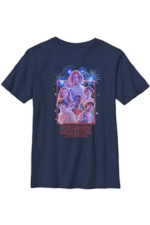 Stranger Things Unisex Kinder Stranger Box Short Sleeve T-shirt, , Einheitsgröße