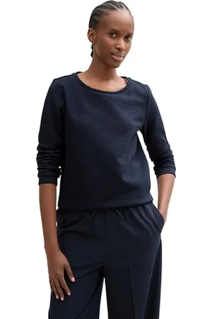 TOM TAILOR Damen 1039979 Sweatshirt, 10668-Sky Captain Blue, 42