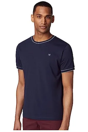 Hackett Herren Jersey Tipped Tee T-Shirt, , 3XL