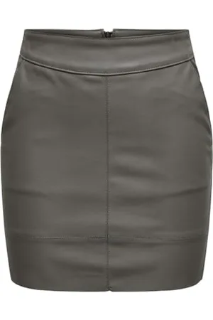 ONLY ONLBASE Faux Leather Skirt OTW
