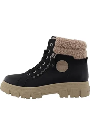 TOM TAILOR Damen 6390890023 Mode-Stiefel, Black, 39 EU