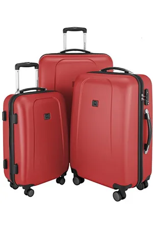 Hauptstadtkoffer Wedding - 3er Koffer-Set Trolley-Set Rollkoffer Reisekoffer, TSA, Doppelrollen, (S, M & L)