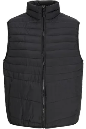 JACK & JONES Herren JJESTATE Packable Puffer BW Collar PLS Steppweste, Black, 5XL