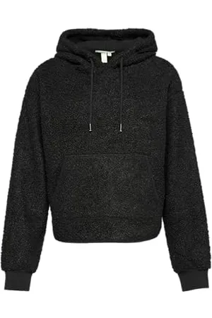 QS by s.Oliver Damen 2149182 Sweatshirt mit Kapuze, Grau/Schwarz , 38