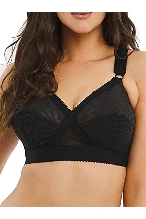 Playtex Bra Woman Cross Your Heart Non-Wire Bra x1, Black, 85B