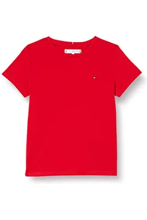 Tommy Hilfiger Mädchen Essential Knit Top S/S T-Shirt, , 80 cm