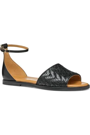 Geox Damen D NAILEEN C Slide Sandal, Black, 35 EU