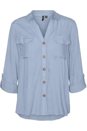VERO MODA Vmbumpy L/S Shirt New WVN Ga Noos