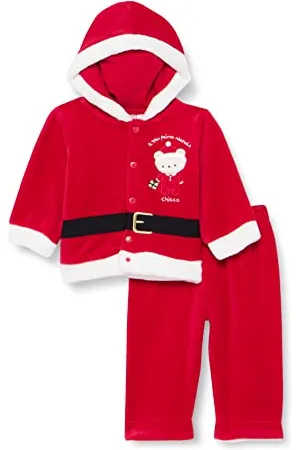 chicco Chico Baby - Unisex Chenille-Weihnachtsoutfit Wintermütze, , 3M