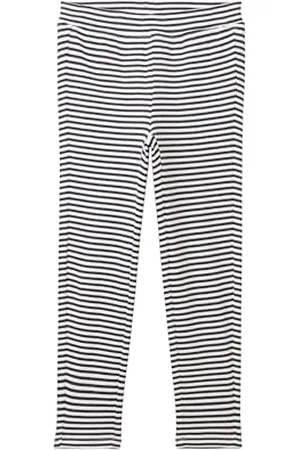 TOM TAILOR Mädchen 1037973 Leggings mit Streifen, 32380-dark Blue Offwhite Stripe, 92/98