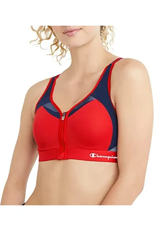 Champion Damen, Motion Control Zip High-Impact, Wirefree Bra for Women Sport-BH, Undurchsichtige, , 85B
